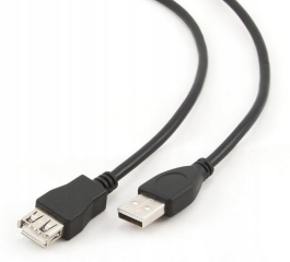 Gembird USB 2.0 Pro удлинитель AMAF, 1.8м, экран,