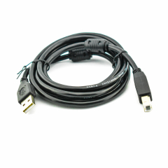 Кабель Cablexpert  Gembird USB 2.0 Pro AMBM, 1.8м (CCF-USB2-AMBM-6) экран, феррит.кольцо, черный,
