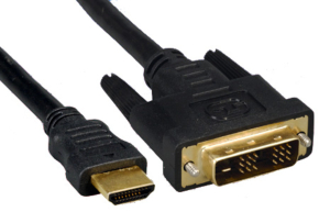 Кабель Cablexpert  Gembird HDMI-DVI (CC-HDMI-DVI-10) 19M 19M, 3.0м, single link, черный, позол.разъ