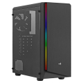 Корпус ATX AEROCOOL RIFT, Midi-Tower, без БП, черный