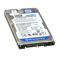 Жёсткий диск 640Gb SATAII 2.5 5400rpm 8Mb БУ