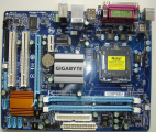 Мат плата Gigabyte GA-G31M-ES2L 2xDDR2 VGA S775 mATX