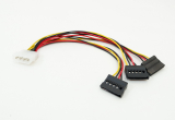 Разветвитель питания с Molex на 3xSata