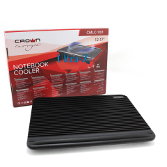 Кулер Подставка для ноутбука CROWN CMLC1101 black 17 Два тихих кулера 160мм размер 380 280 36