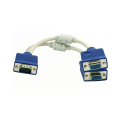 Разветвитель VGA (15p M) - 2 VGA (15p F), 25см