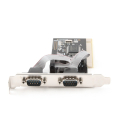 Контроллер в PCI, порты: 2 внешних COM (RS232).