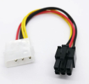 Кабель питания c Molex на 6pin Video Power