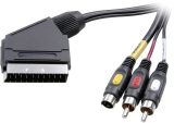 Кабель RCA S Video in SCART Б,У